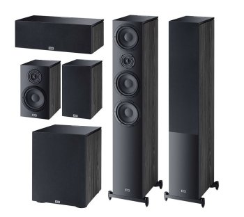 Комплект акустики Heco Aurora 700 Set 5.1 (700+300+Center+Sub) black